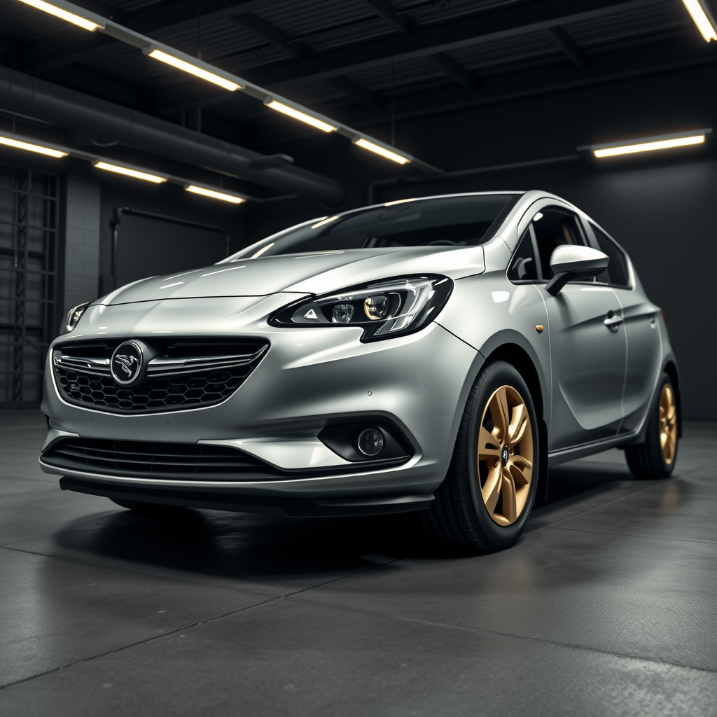 Vauxhall Corsa-E (F) U side profile — Vauxhall Corsa wheel fitment