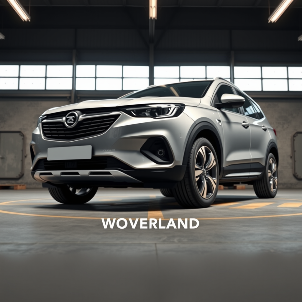 Vauxhall Grandland Hybrid side profile — Vauxhall Grandland wheel fitment