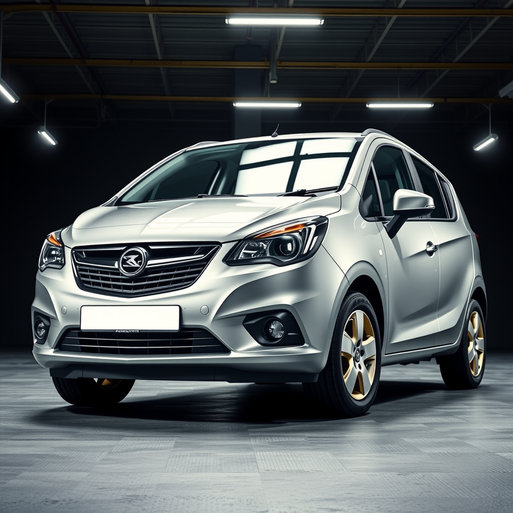Vauxhall Meriva-B side profile — Vauxhall Meriva wheel fitment