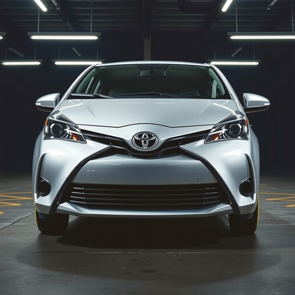 Toyota Yaris (II) XP90, XP90 Facelift side profile — Toyota Yaris wheel fitment