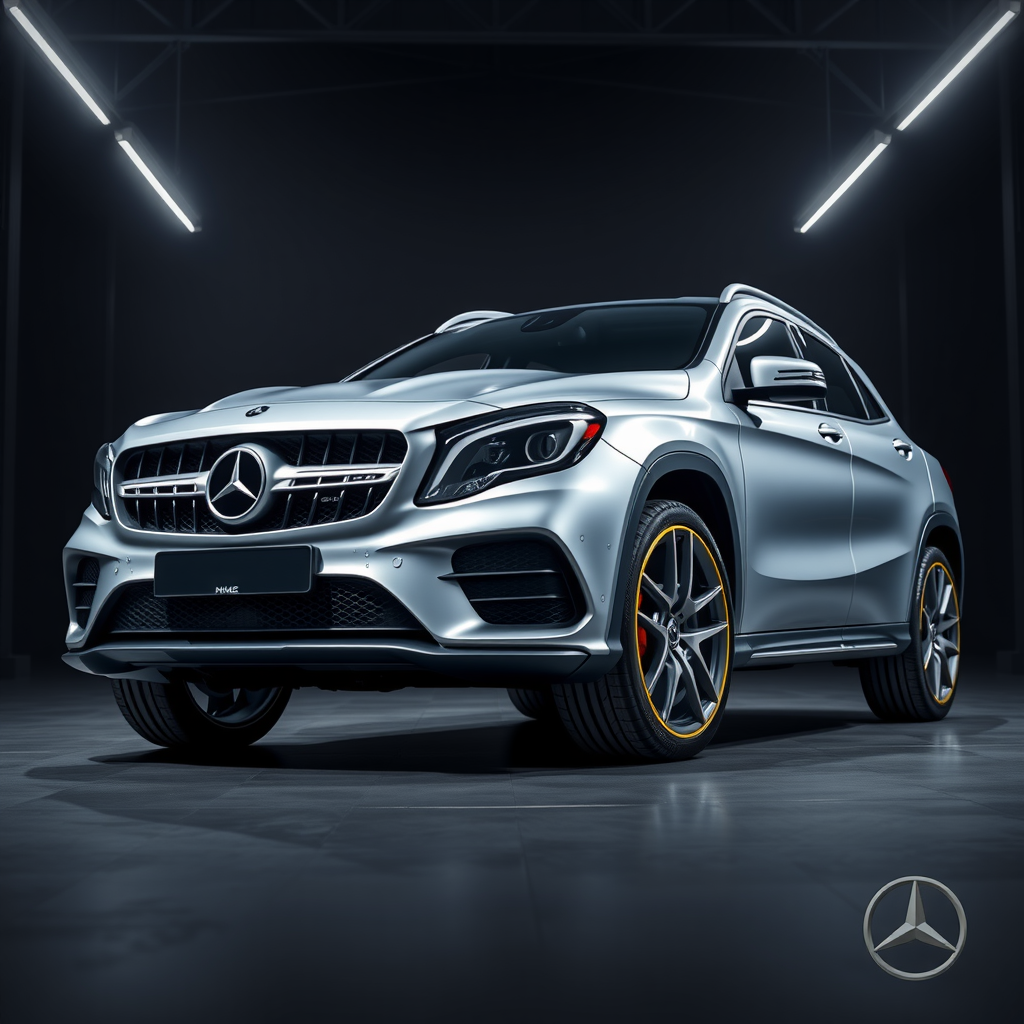 Mercedes Amg Gla 45, 45s X156 FL side profile — Mercedes GLA AMG wheel fitment