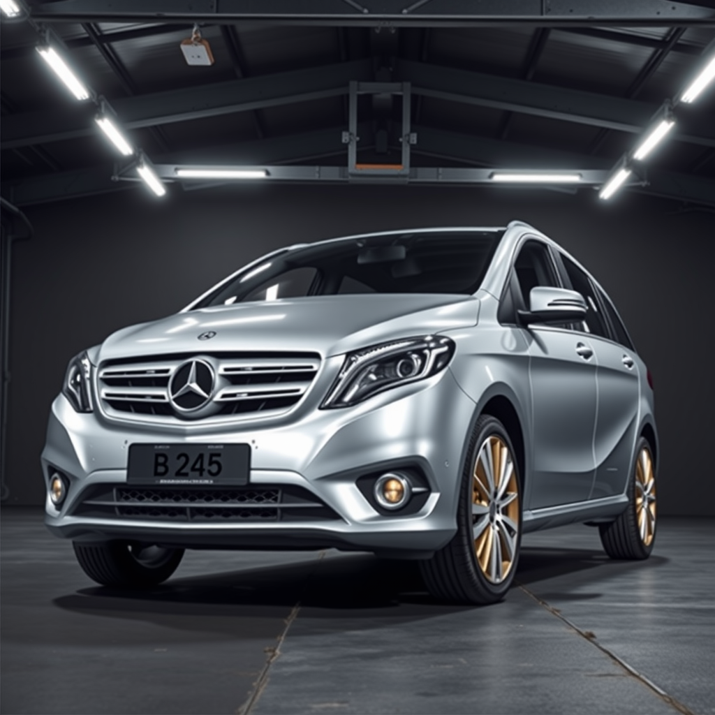 Mercedes B-Class 245 side profile — Mercedes B-Class wheel fitment