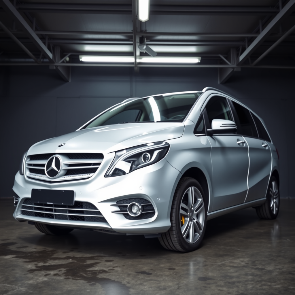 Mercedes B-Class 247 Inc Facelift side profile — Mercedes B-Class wheel fitment