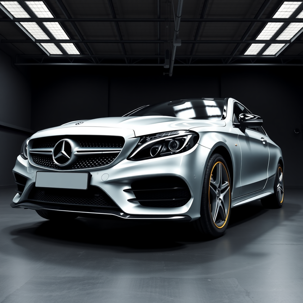 Mercedes C 30 Cdi Amg 203 Coupe side profile — Mercedes C Class AMG wheel fitment