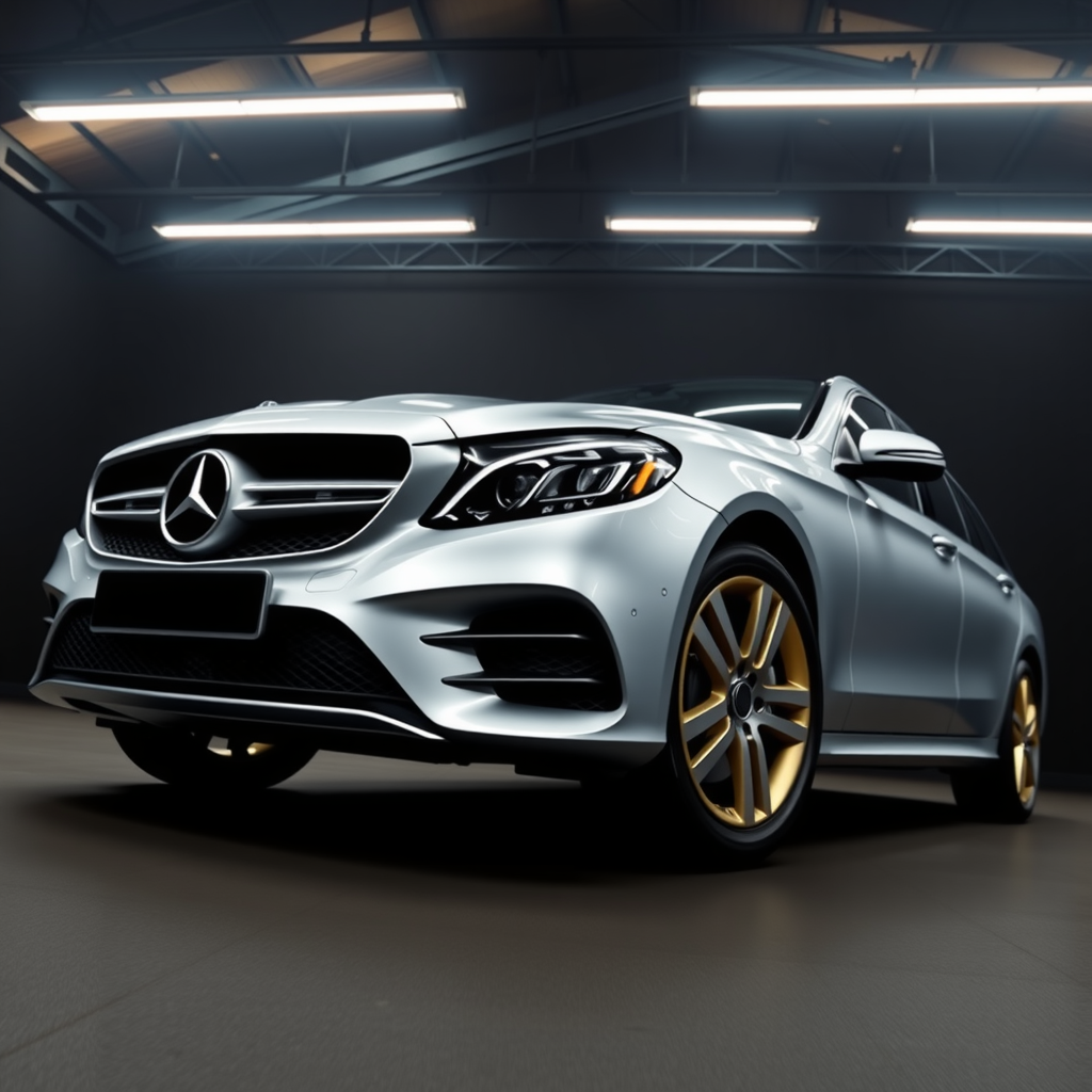 Mercedes C205 T-Model Phev R2CS side profile — Mercedes C Class wheel fitment