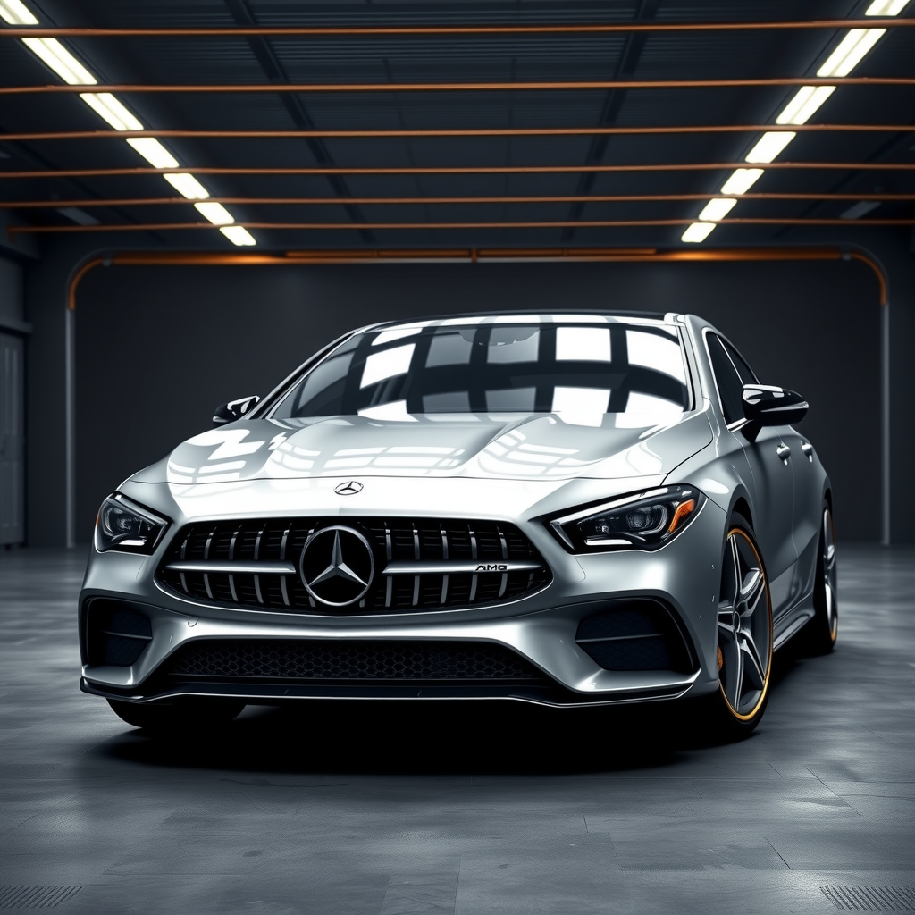 Mercedes Cla 45 Amg Br118 Facelift side profile — Mercedes CLA AMG wheel fitment