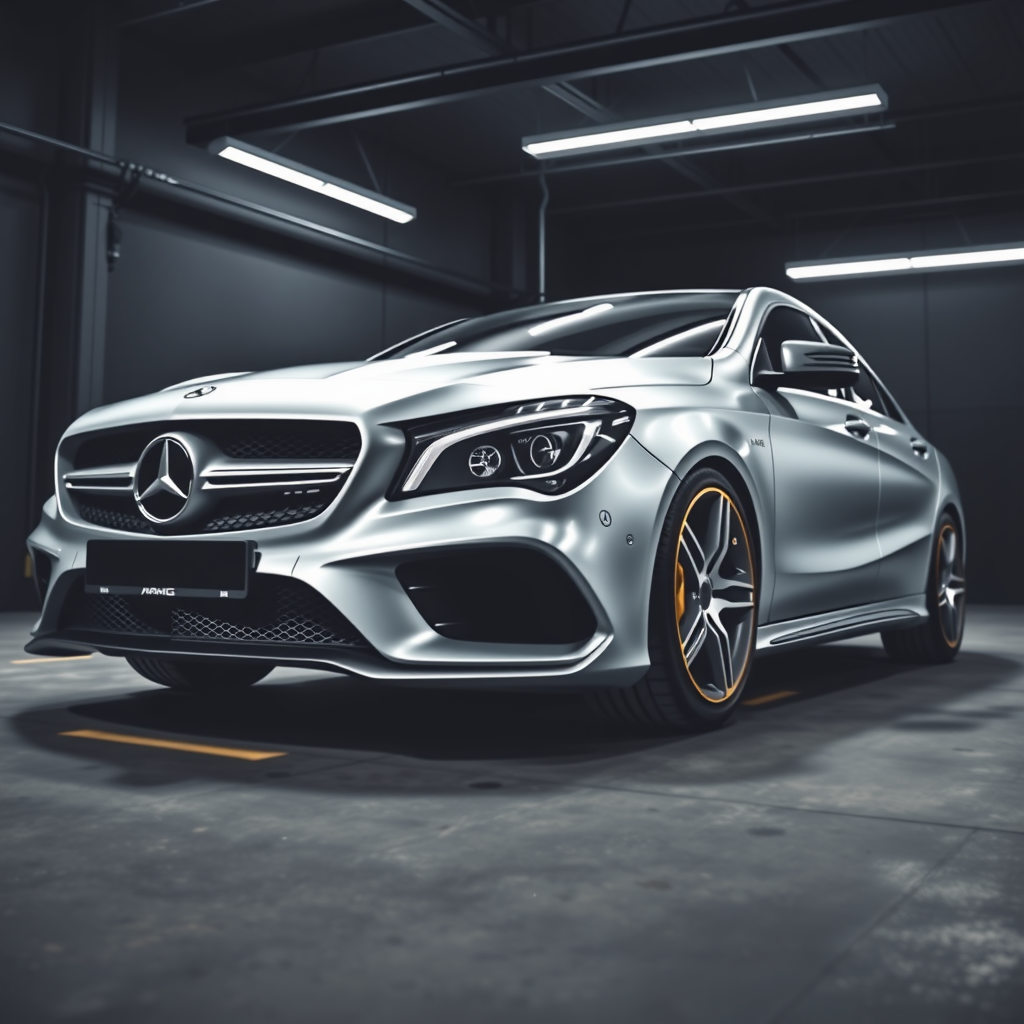 Mercedes Cla 45 Amg Br118 side profile — Mercedes CLA AMG wheel fitment