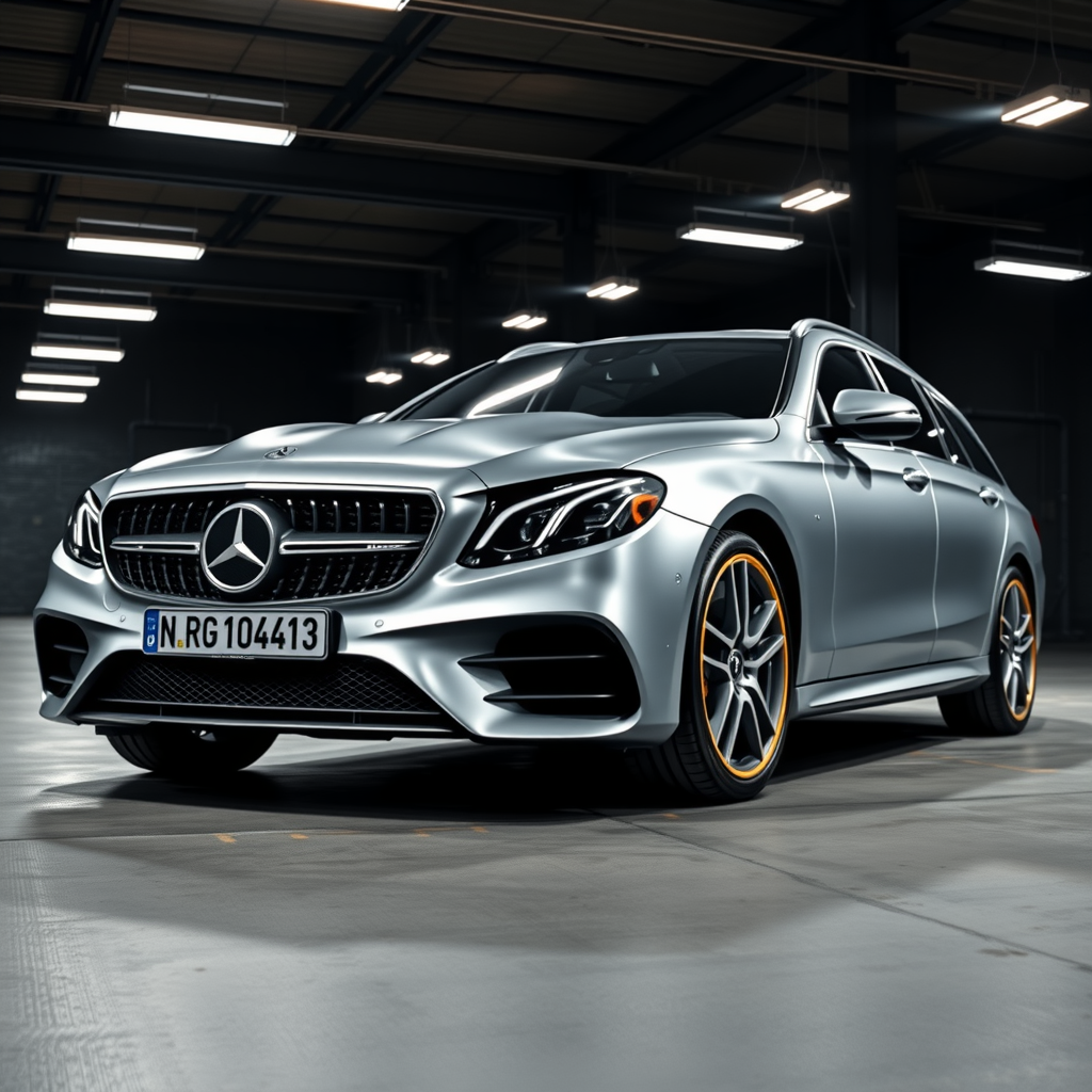 Mercedes E 43 Amg T-Modell 4matic R1ES side profile — Mercedes E Class AMG wheel fitment