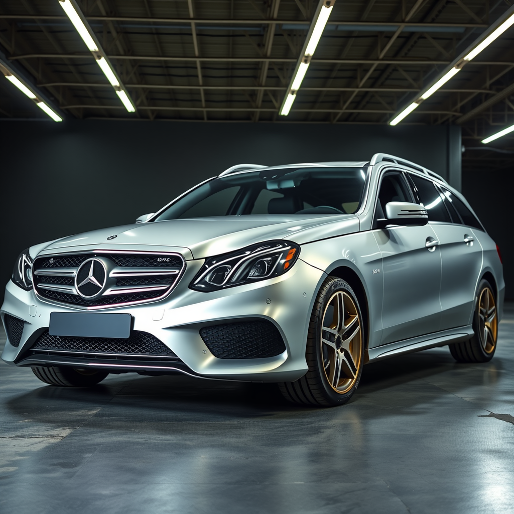 Mercedes E 500 T-Model 212 side profile — Mercedes E Class wheel fitment