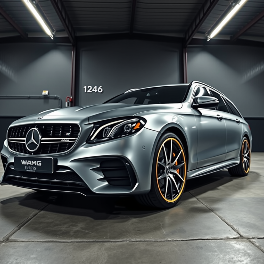 Mercedes E 63/63s Amg T-Modell R1ES side profile — Mercedes E Class AMG wheel fitment