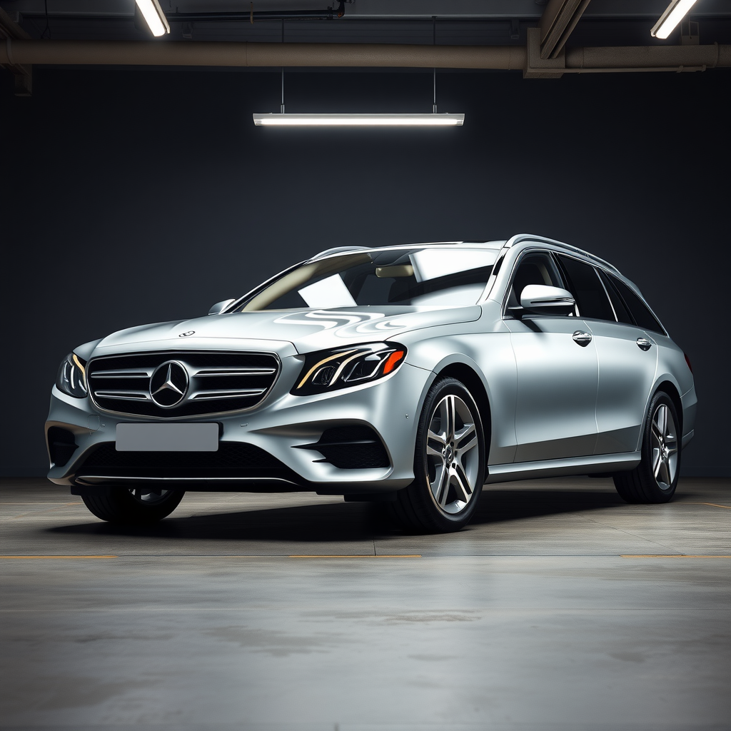 Mercedes E Class T-Modell 211K side profile — Mercedes E Class wheel fitment