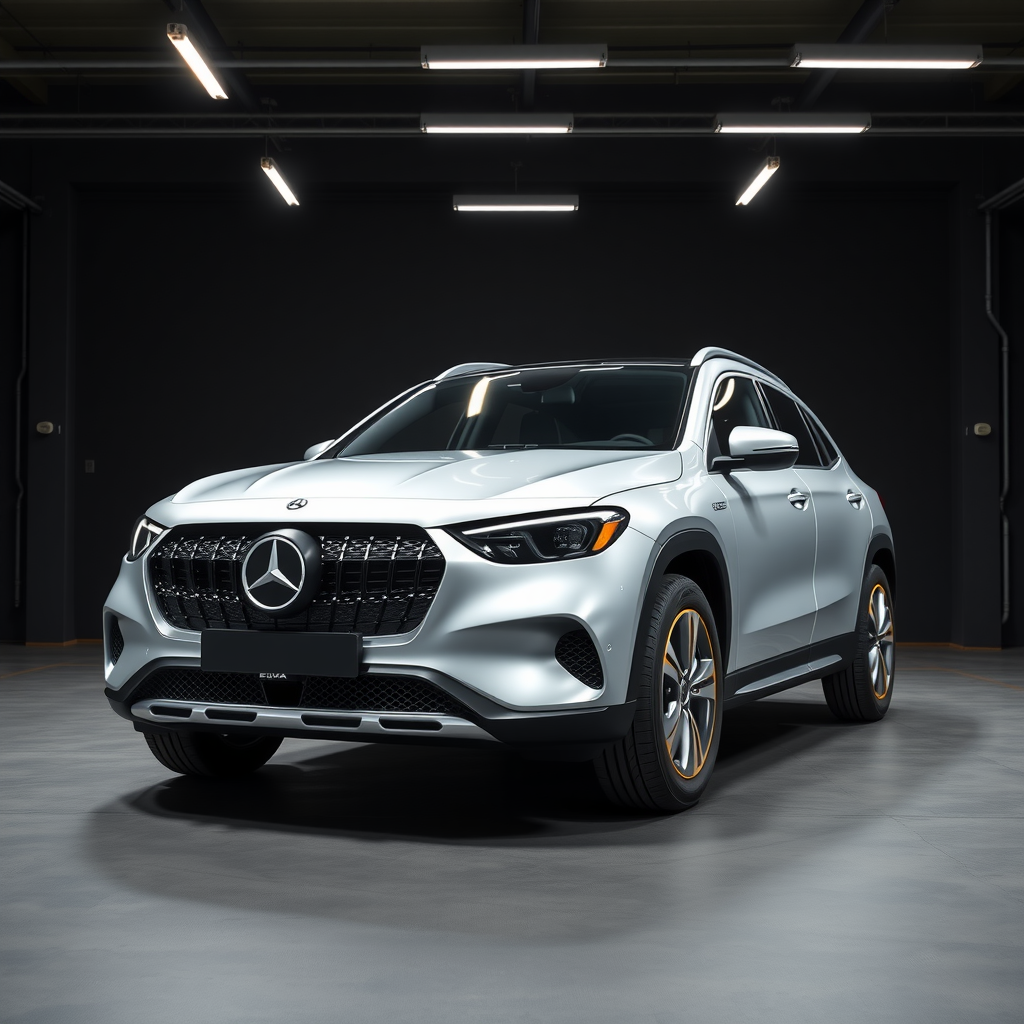 Mercedes Eqa-Klasse F2B side profile — Mercedes EQA-Class wheel fitment