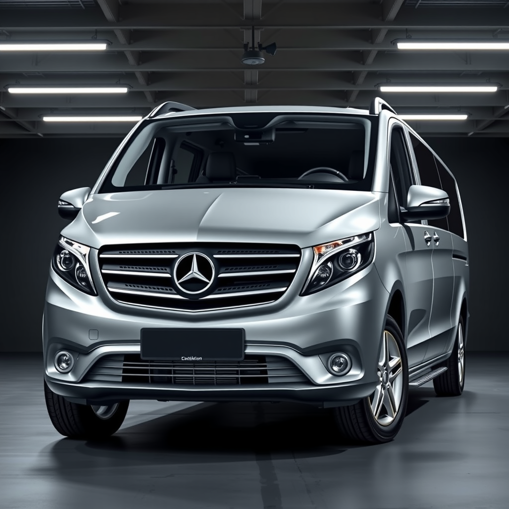 Mercedes Vito (V) Facelift side profile — Mercedes V Class (Vito) wheel fitment