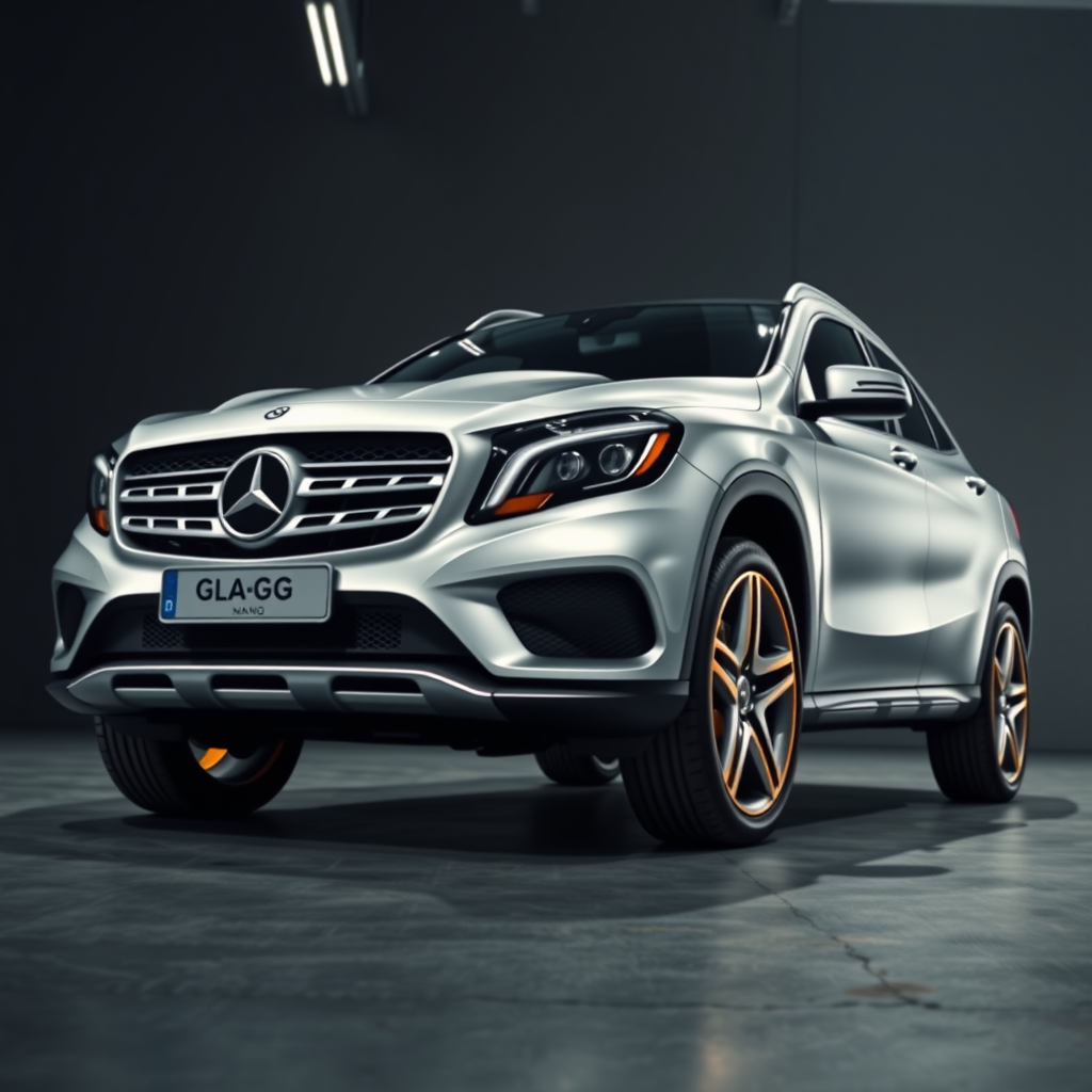Mercedes GLA-Class 245G side profile — Mercedes GLA-Class wheel fitment