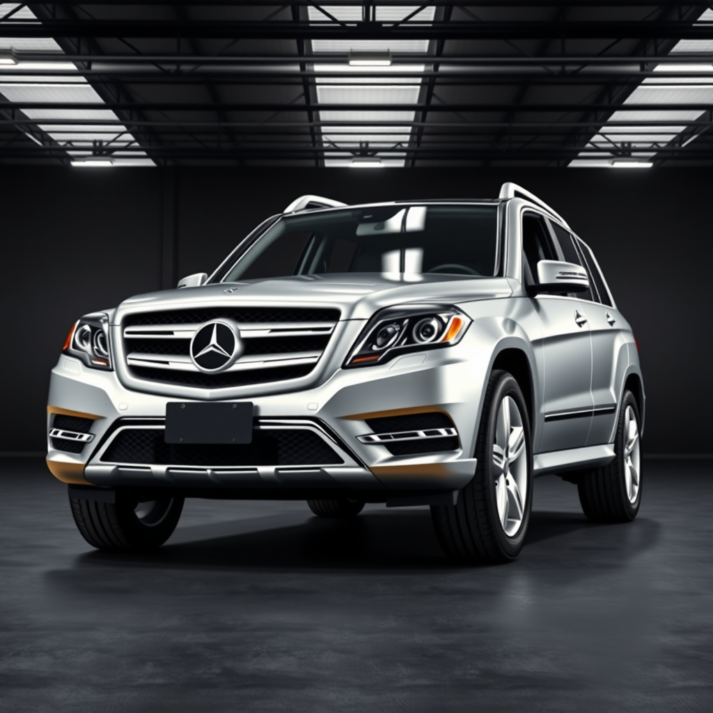 Mercedes GLK-Class 204X side profile — Mercedes GLK-Class wheel fitment