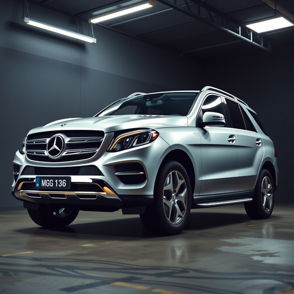 Mercedes M-Class 166 side profile — Mercedes M-Class wheel fitment
