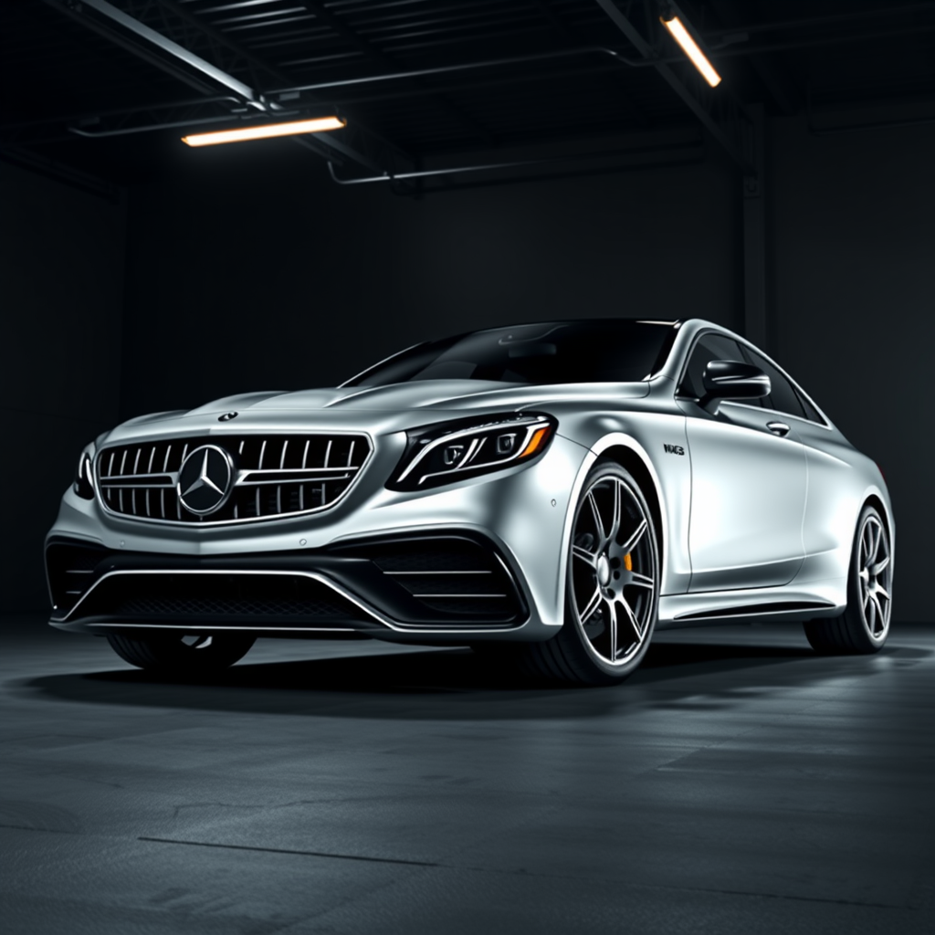 Mercedes S 63/65 W221 side profile — Mercedes S-Class AMG wheel fitment