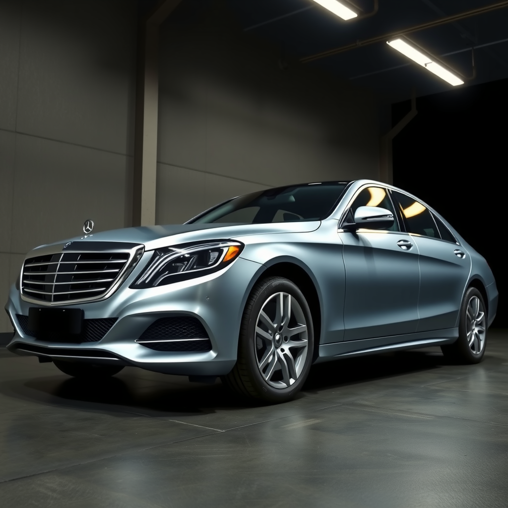 Mercedes S-Class 221 side profile — Mercedes S-Class wheel fitment