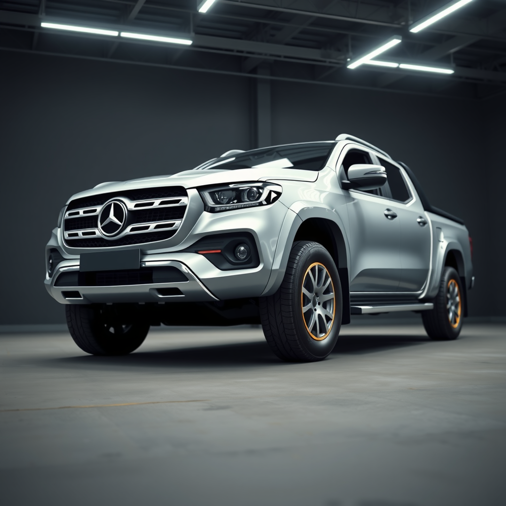 Mercedes X-Class Pickup 4701 side profile — Mercedes X-Class Pickup wheel fitment