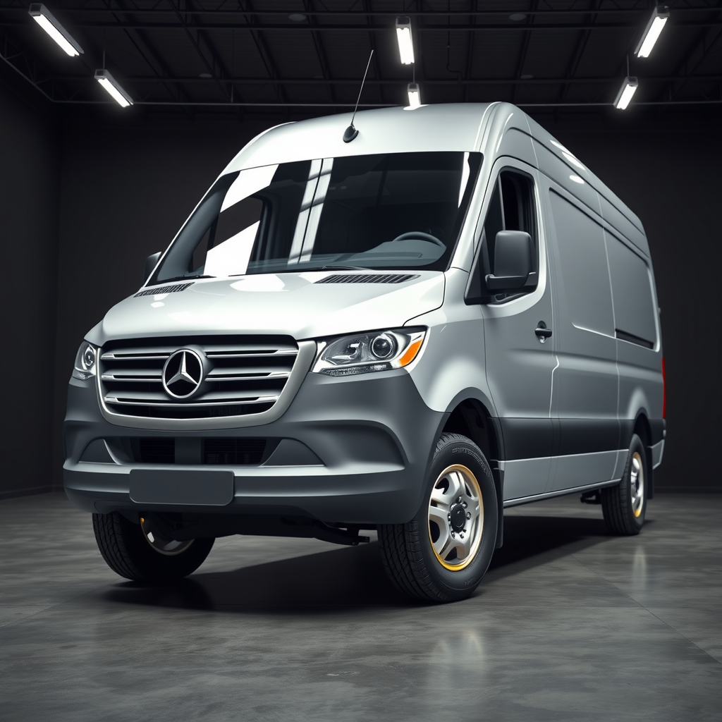 Mercedes Sprinter (3) KL3A5 side profile — Mercedes Sprinter wheel fitment