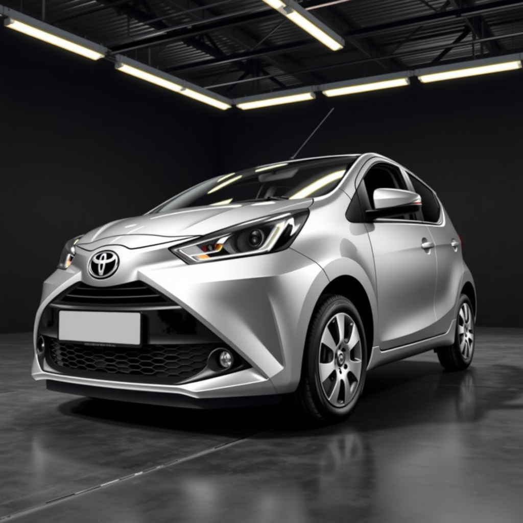 Toyota Aygo (II) Facelift AB1, AB1 side profile — Toyota Aygo wheel fitment