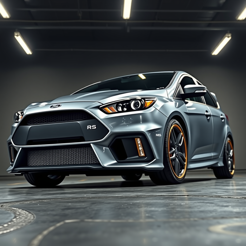 Ford Focus RS (III) side profile — Ford Focus wheel fitment