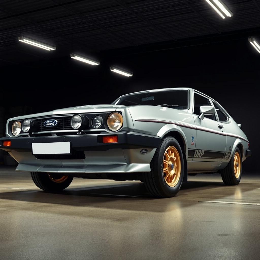 Ford Capri DRP side profile — Ford Capri wheel fitment