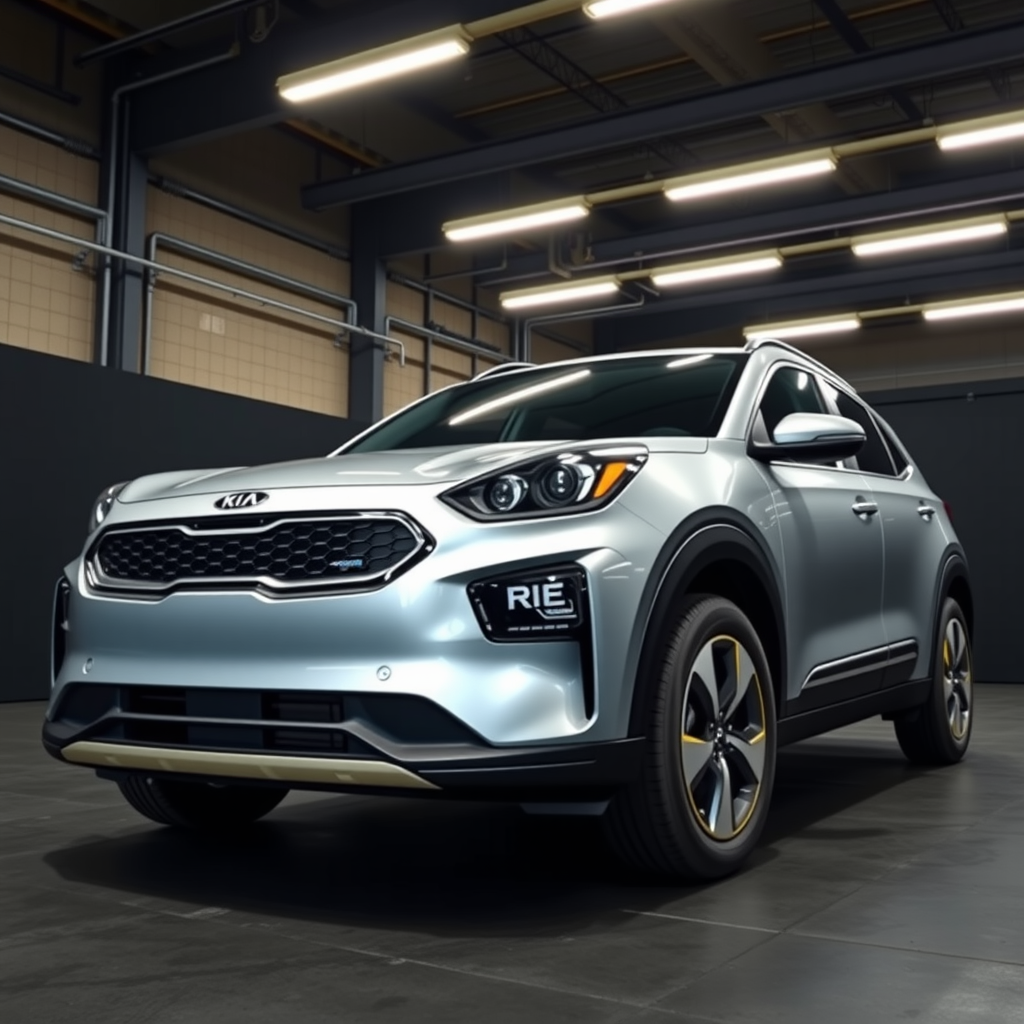 Kia E-Niro (I) DE side profile — Kia Niro wheel fitment