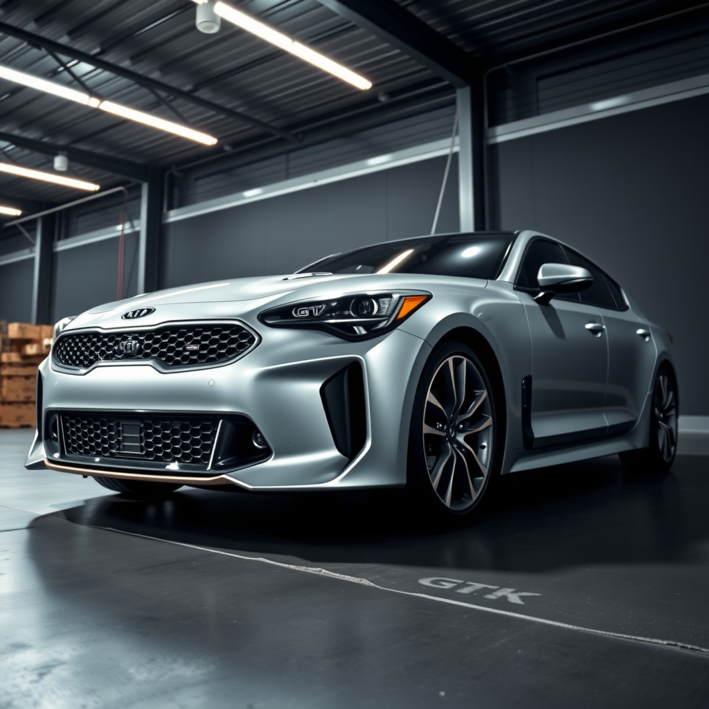 Kia Stinger Gt CK side profile — Kia Stinger Gt wheel fitment
