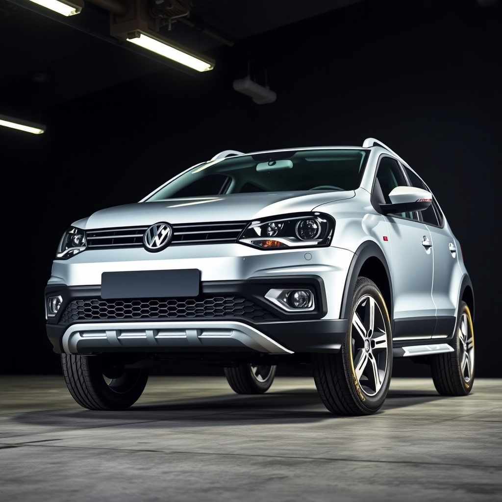 Volkswagen Polo (Iv) -Fun/Cross- 9N side profile — Volkswagen Polo wheel fitment