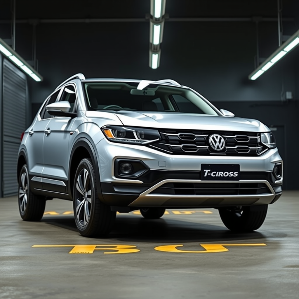 Volkswagen T-Cross C1 side profile — Volkswagen T-Cross wheel fitment