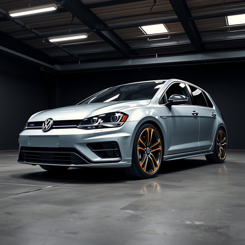 Volkswagen Golf (Vi) R 1K side profile — Volkswagen Golf wheel fitment