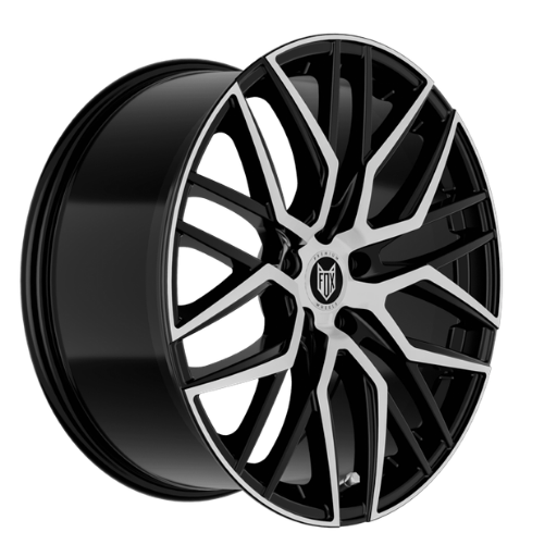 Gloss Black With Polished Face