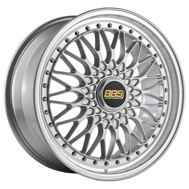 Brilliant Silver With Polished Rim