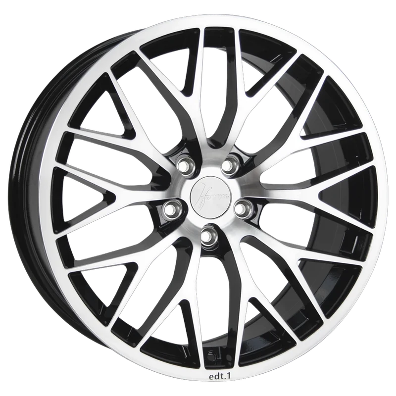 Gloss Black With Polished Face