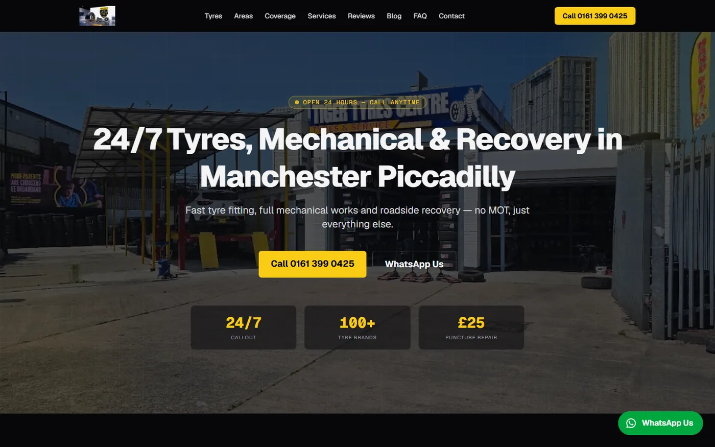 Tiger Tyre Centre storefront