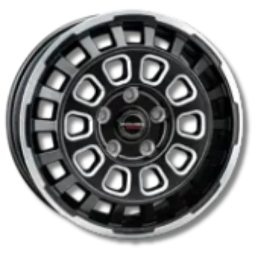 Borbet Borbet - CW7 black rim window polished matt