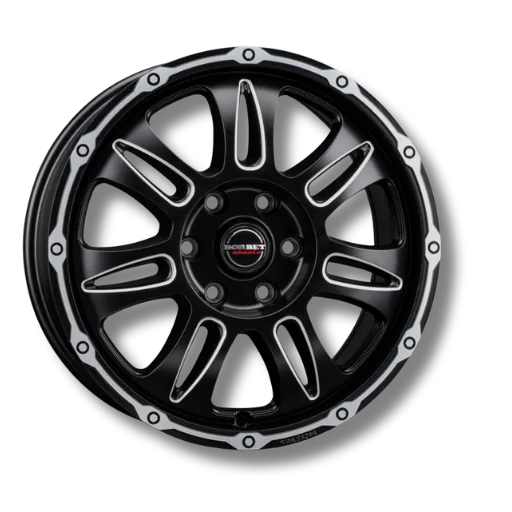 Borbet Borbet - CW8 black rim window polished matt
