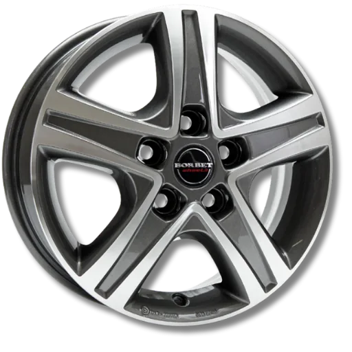 Borbet Borbet - CWD mistral anthracite polished glossy