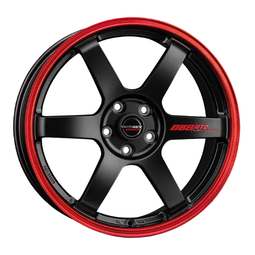 Borbet Borbet - DB8GT2 black matt rim red