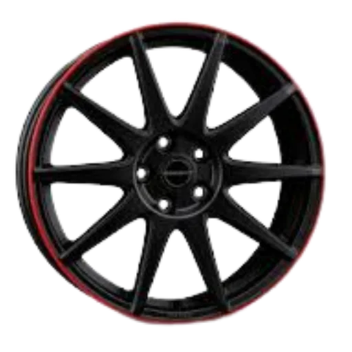 Borbet Borbet - GTX black matt rim red