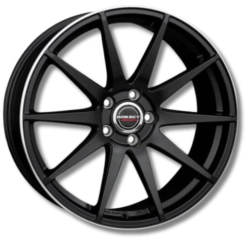 Borbet Borbet - GTX black matt rim silver