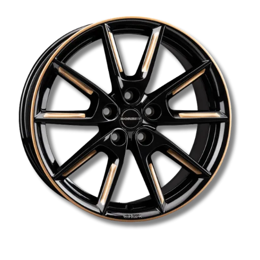 Borbet Borbet - LX18 black glossy gold spoke rim