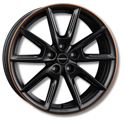Borbet Borbet - LX19 black matt rim copper