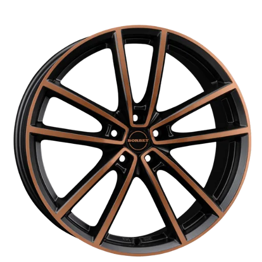Borbet Borbet - W black copper polished matt