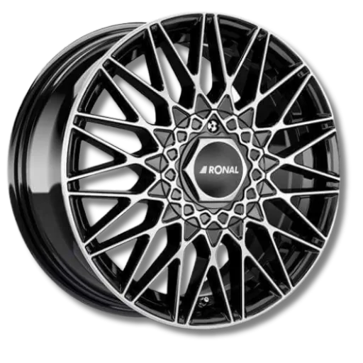 Ronal Ronal - LSX jetblack-frontkopiert