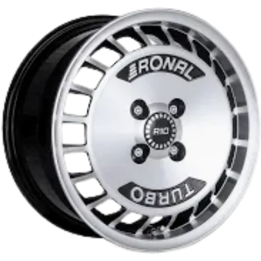 Ronal Ronal - R10 TURBO schwarz-frontkopiert