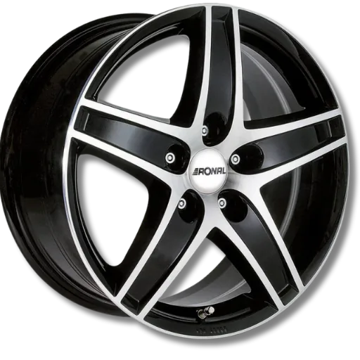 Ronal Ronal - R48 jetblack-frontkopiert