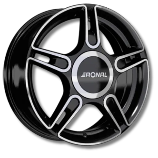 Ronal Ronal - R52 m. Big-Cap schwarz-frontkopiert
