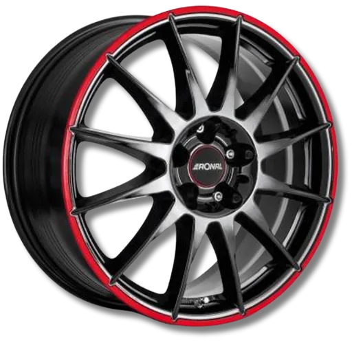 Ronal Ronal - R54 MCR jetblack-red rim
